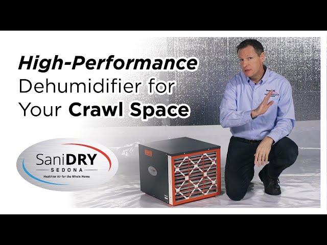 Crawl Space Dehumidifier with Built-in pump