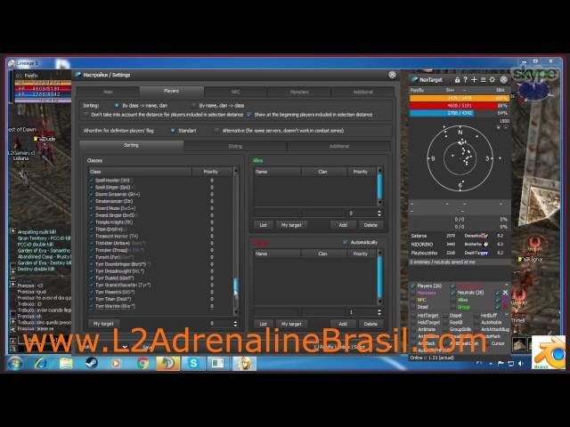 L2 Adrenaline BOT - PLUGIN NEXTARGET