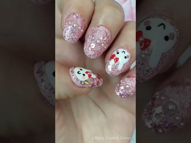 EASY BUNNY NAIL ART DESIGN | CUTE SPRING NAILS 