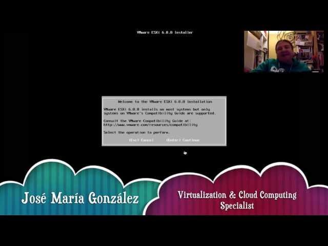 Video Curso Online Virtualización VMware: ¿Cómo instalar VMware ESXi 6.0?