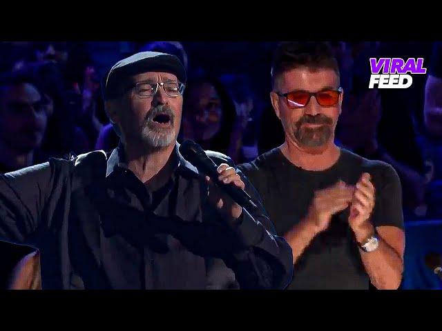 GOLDEN BUZZER WINNER! Richard Goodall's INCREDIBLE SINGING PERFORMANCE! | VIRAL FEED