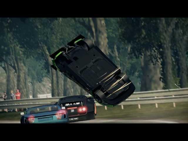 NFS Shift 2 Unleashed: Lamborghini Diablo GTR race went wrong and crashed