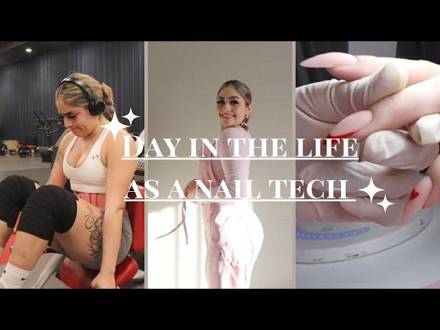 Day in the Life of a 20 y/o Nail Tech | vlog 