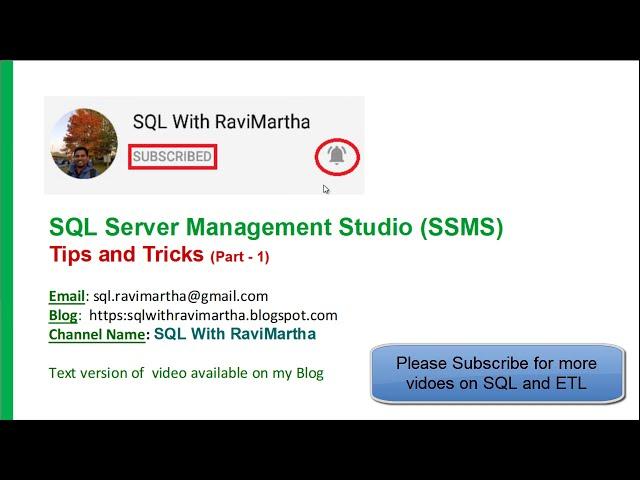 SQL Server Tips and Tricks Part - 1 | Edit Multiple Rows Vertically in SSMS | Short cuts in SSMS