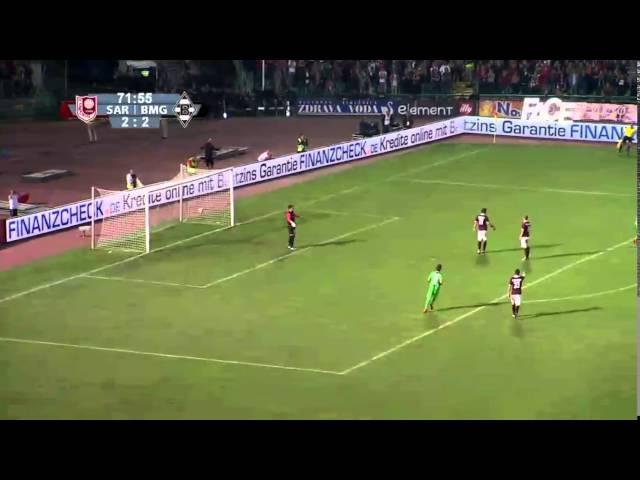 74' Gol - Branimir Hrgota | UEFA Europa League: FK "Sarajevo" – FC "Borussia Mönchengladbach"