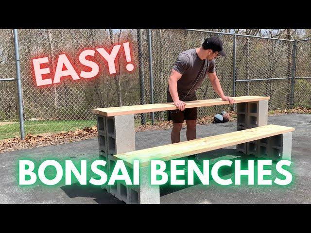 How to Build Bonsai Benches Cheap and Easy