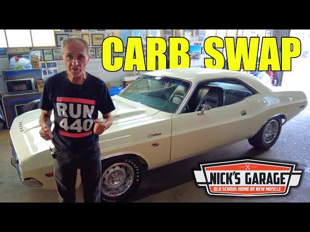 1970 Challenger R/T Carb Swap - Dream Car Wakes Up!