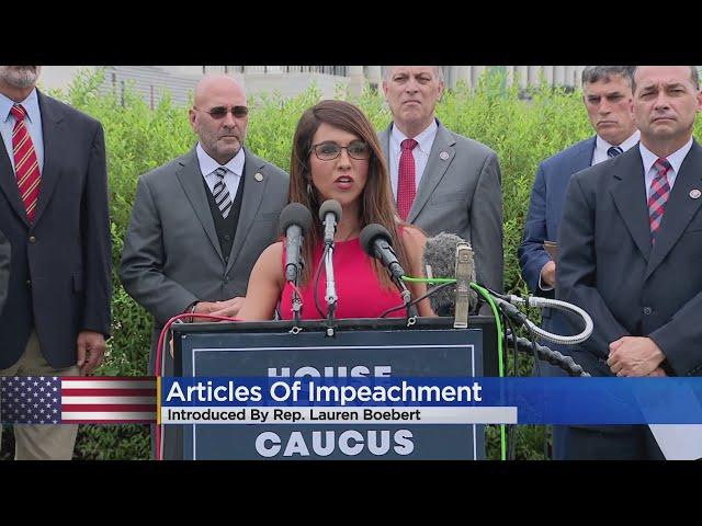 Colorado Rep. Lauren Boebert Introduces Articles Of Impeachment Against President Biden & Vice P