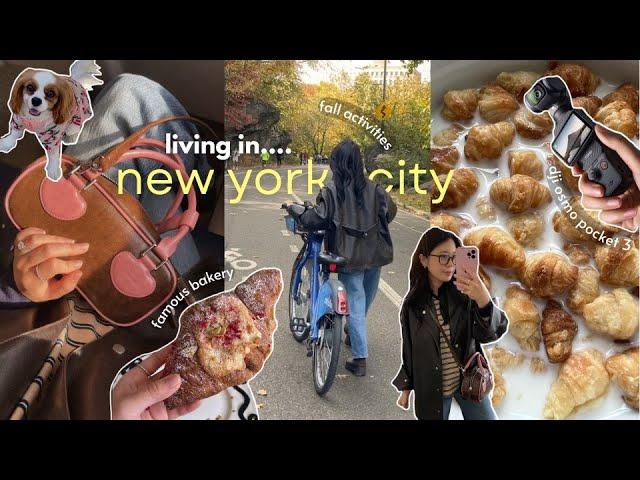 NYC diaries | unboxing DJI osmo pocket 3, things I do as a local, famous bakeries  | KR SUB