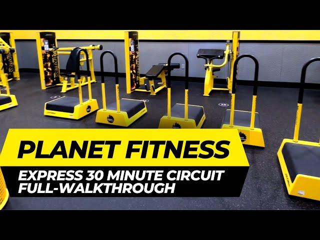 Planet Fitness 30 Minute Circuit (PF EXPRESS WORKOUT WALKTHROUGH!)