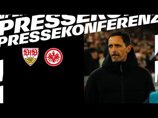 "Hatten heute das Quäntchen Glück! I Pressekonferenz nach VfB Stuttgart - Eintracht