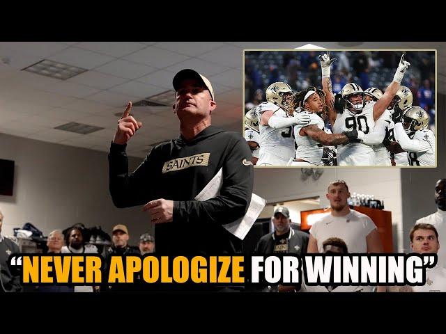 Saints HC Darren Rizzi’s Locker Room Speech After Saints Win Over Giants | James Skrmetta Reacts