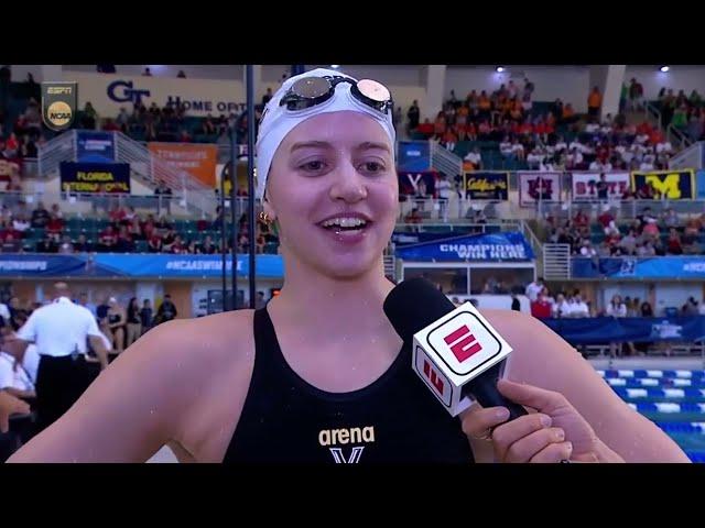 NCAA WOMEN’S SWIMMING : KATE DOUGLASS (VIRGINIA) BREAKS NCAA AND AMERICAN RECORD IN 50FREE !!!