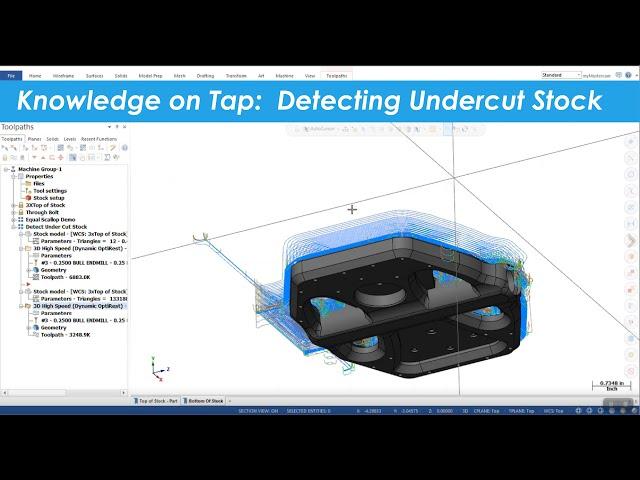 Knowledge on Tap: Detecting Undercut Stock