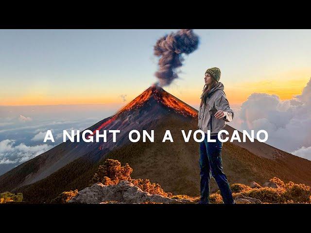 i spent the night on an active volcano.... GUATEMALA