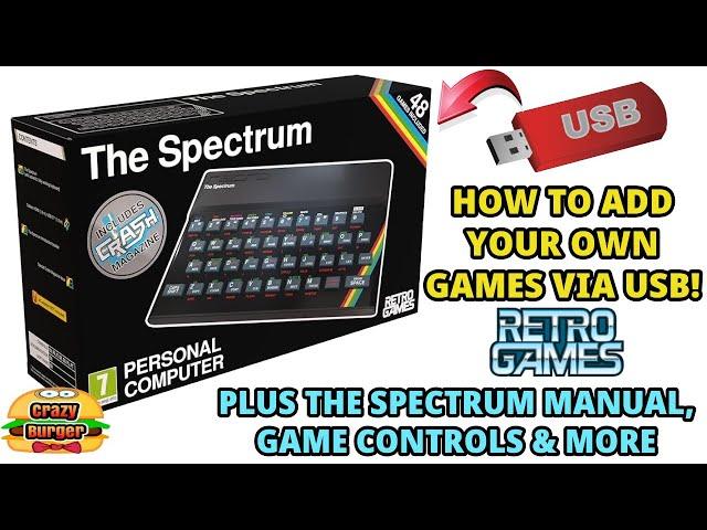 THE Spectrum - Manual, Q&A, Game Manuals & How To Add Your Own Games Via USB Stick!