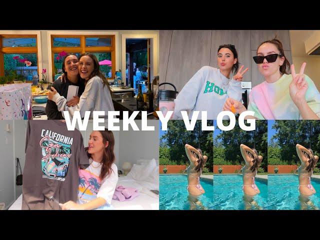 VLOG: Pool Day, Nastygal Haul, Mini Mukbang & Sister's Birthday Party! | Emma Rose