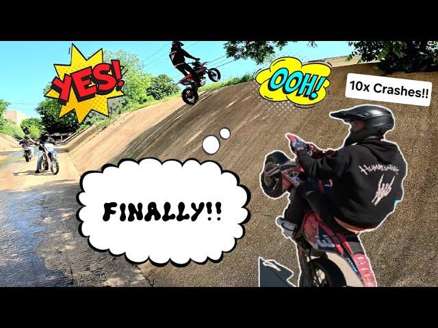 FINALLY a New Angle for SuperMoto Sunday!! PaulSoHard & crew | 10 plus crashes : )