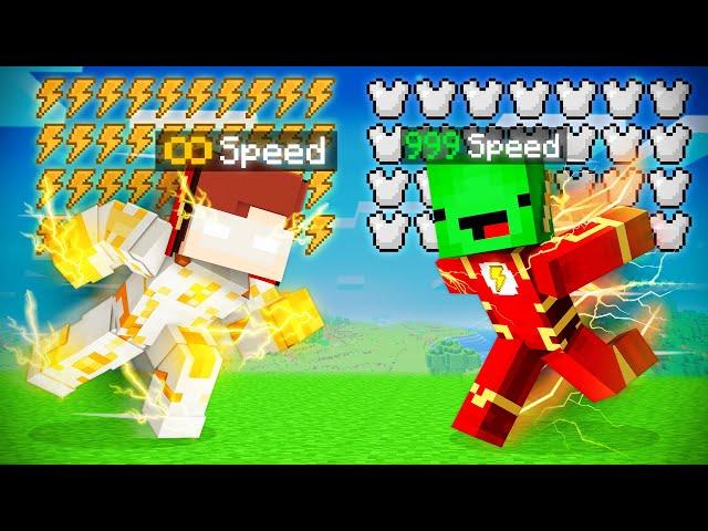 JJ and Mikey Became GODSPEED and FLASH in Minecraft - Maizen