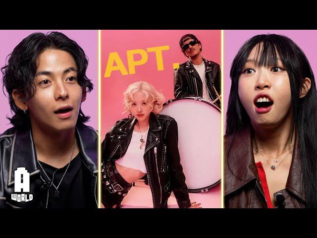 Koreans react to ROSÉ & Bruno Mars - APT. (Ft. TikTok Compilation)