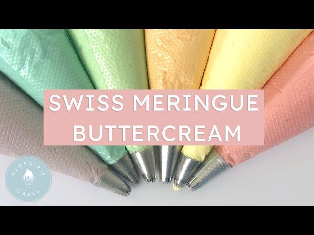 FOOLPROOF Swiss Meringue Buttercream Tutorial! | Georgia's Cakes