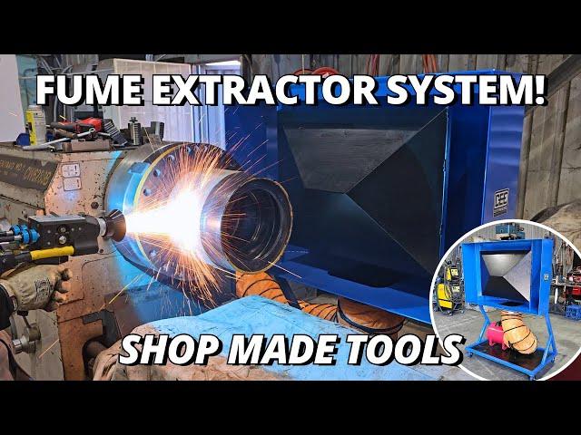 Building a FUME EXTRACTION System for Metal Arc Spraying! | Shop Made Tools