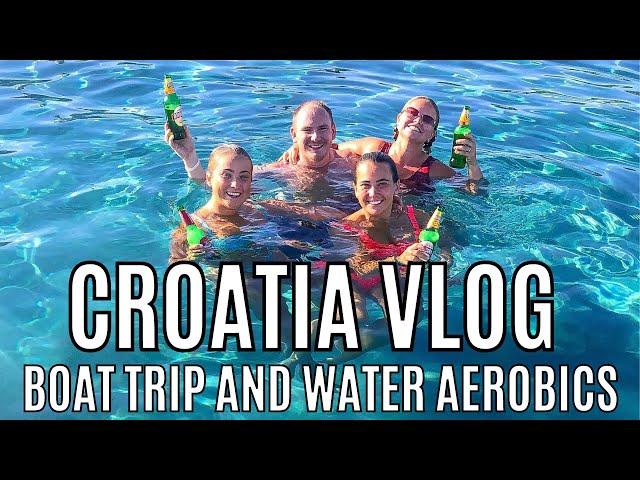 Fun DAY IN THE LIFE in CROATIA | Island ILOVIK Boating, Beach, and Sunset Party VLOG