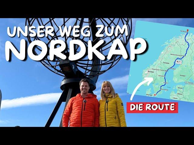 Mit WOHNMOBIL zum NORDKAP - Das war unsere Route  Norwegen #1