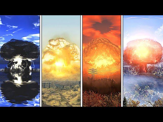 Nuclear Explosions in All Fallout Games