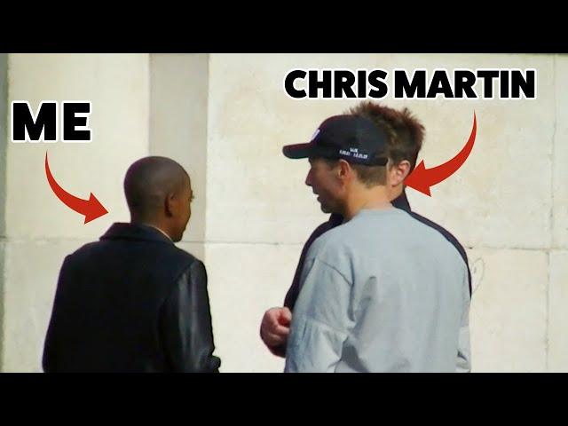 I ran into Chris Martin (Coldplay) and asked for an interview...