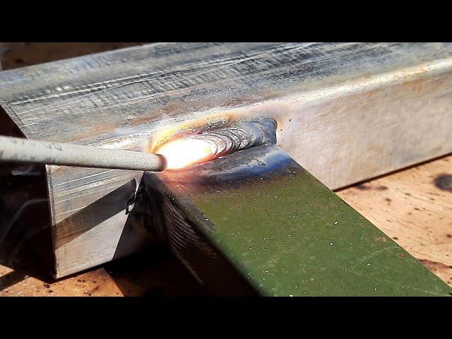 the secret technique of welding thin square tubes that few people know | stick welding square tube