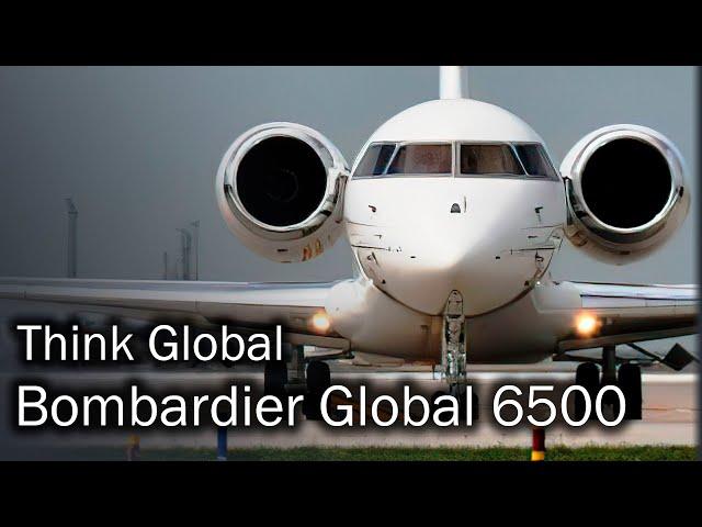 Bombardier Global 6500 - winged limousine