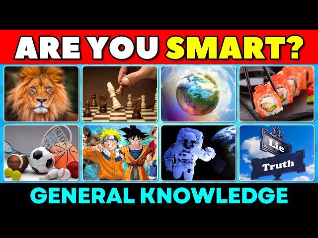 How Smart Are You?  | 50 General Knowledge Trivia Quiz Questions 