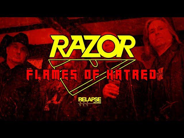 RAZOR - Flames of Hatred (Official Lyric Video)