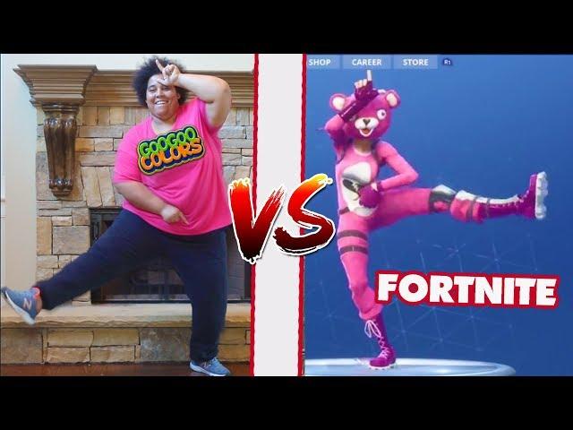 FORTNITE DANCE CHALLENGE in REAL LIFE All Dances ZZ KIDS TV