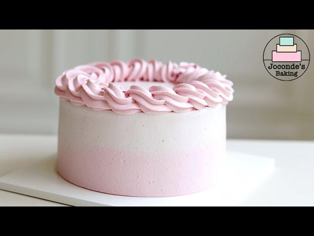 Raspberry  whipped cream cake