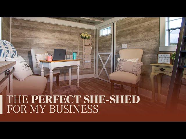 This She Shed is Perfect for Me! | Beachy Barns Customer Story