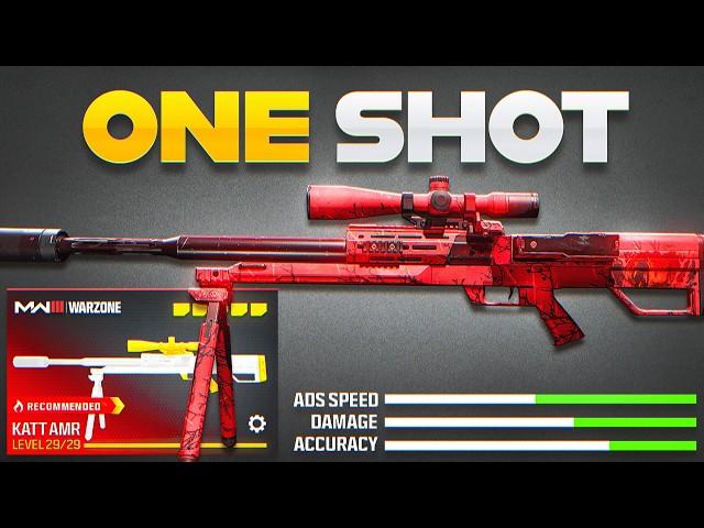 new #1 BEST ONE SHOT SNIPER META in WARZONE & MW3! (Best Katt AMR Loadout)