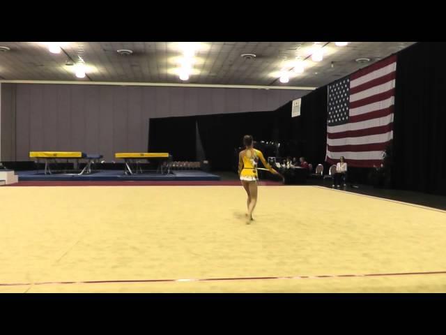 Liza Merenzon - Hoop - 2012 Rhythmic Nationals - Junior - Day 1