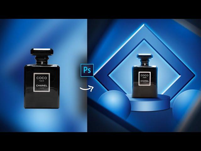 Making Creative perfume manipulation design  Photoshop || #ProductManipulation #PhotoshopTutorial