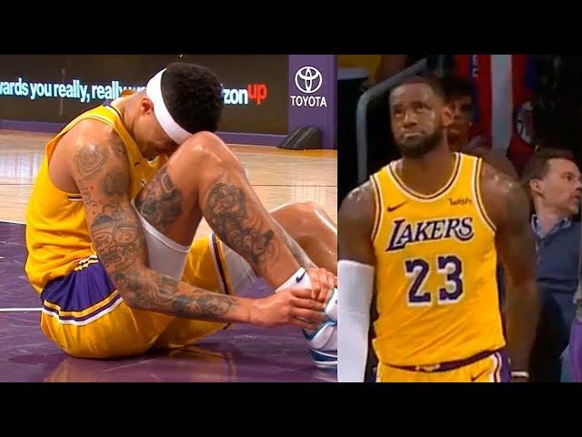 LeBron James Heartbroken After Kyle Kuzma Gets Injured! Lakers vs Clippers! March 3 2019