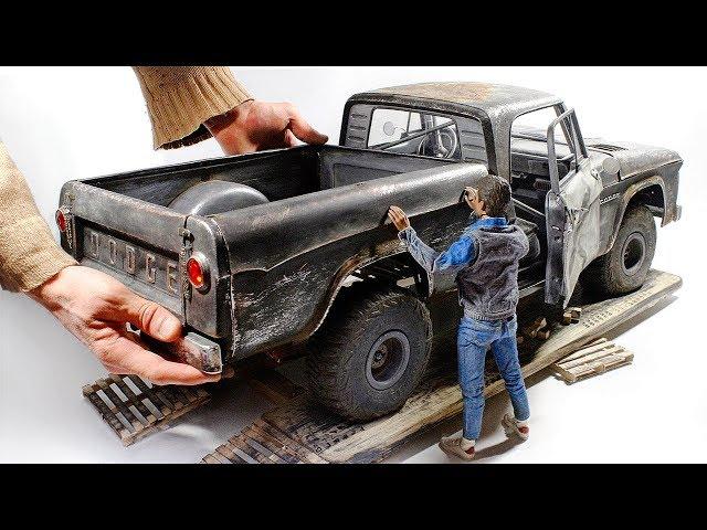 1961 Dodge D100 / 3D print / Wood / Foil / Styrene / Full build 1/6