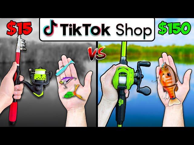 $15 vs $150 TikTok Shop Budget Fishing Challenge