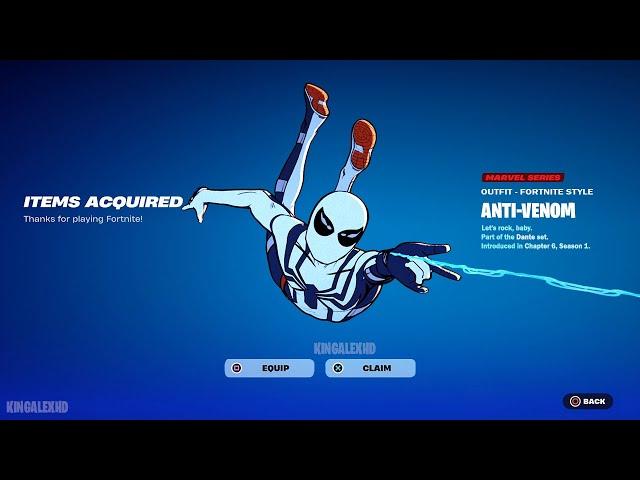 How To Get Anti-Venom Skin NOW FREE In Fortnite (Unlocked LEGO Anti-Venom Style) Anti-Spiderman