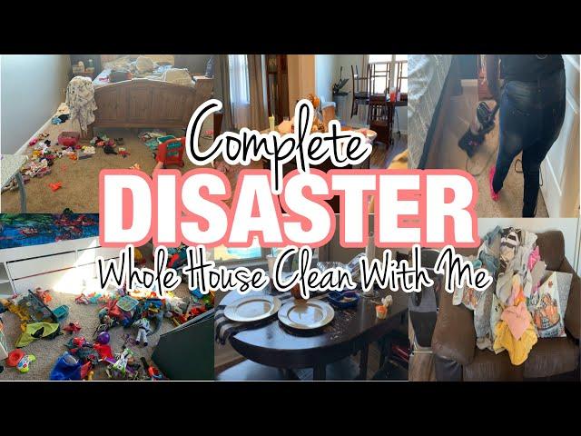 COMPLETE DISASTER WHOLE HOUSE CLEAN WITH ME|ALL DAY CLEANING MOTIVATION|SPEED CLEANING 2021