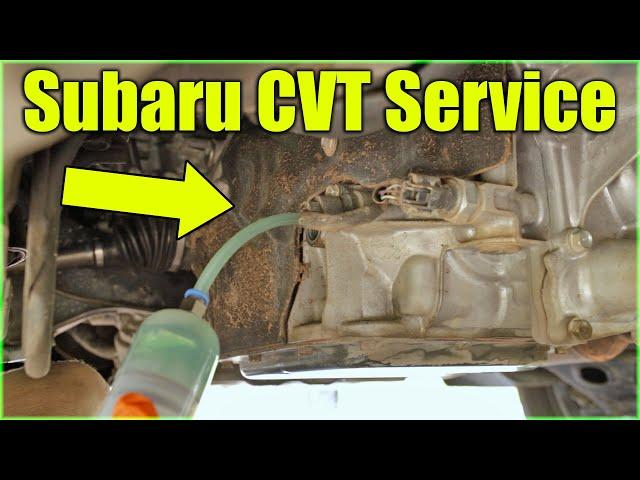 Subaru TR580 Transmission: CVT Fluid Replacement