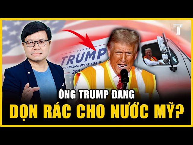 THẤY GÌ TỪ NỖ LỰC 'DỌN RÁC' CỦA ÔNG TRUMP TRONG KỲ BẦU CỬ TỔNG THỐNG?