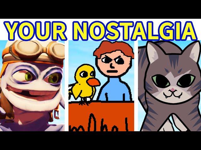 Friday Night Funkin': VS Nostalgia Full Week + Secret Song (Crazy Frog, Duck, Vine Cat...)