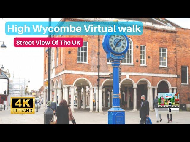 Walking Tour 4K60fps - High Wycombe Buckinghamshire