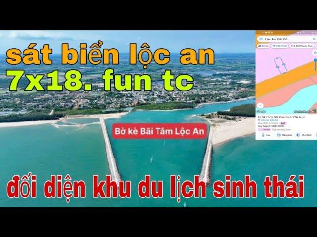SIÊU PHẨM NGHĨ DƯỠNG TẠI BIỂN LỘC AN.  GIÁ CHỈ 1TY850. ĐƯỜNG ĐANG LÊN NHỰA. ĐỐI DIỆN HỒ SINH THÁI